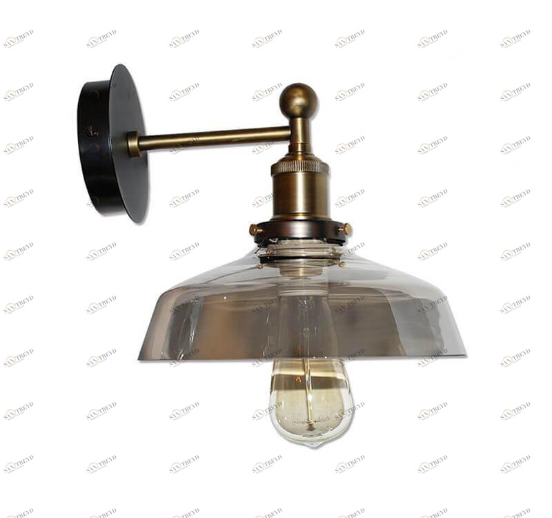 Бра со стеклянным плафоном дымчатое "Асен" 31008.02.04.01 SEVEN FIRES АСЕН 00-3929668 Серый 