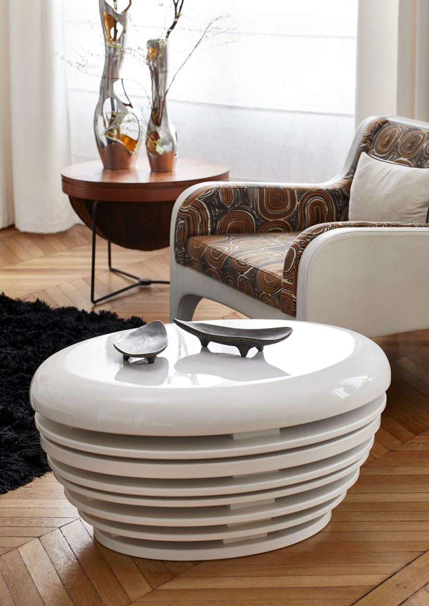 REDA AMALOU DESIGN Лакированный журнальный столик sun-id-1370339 - Вид №8