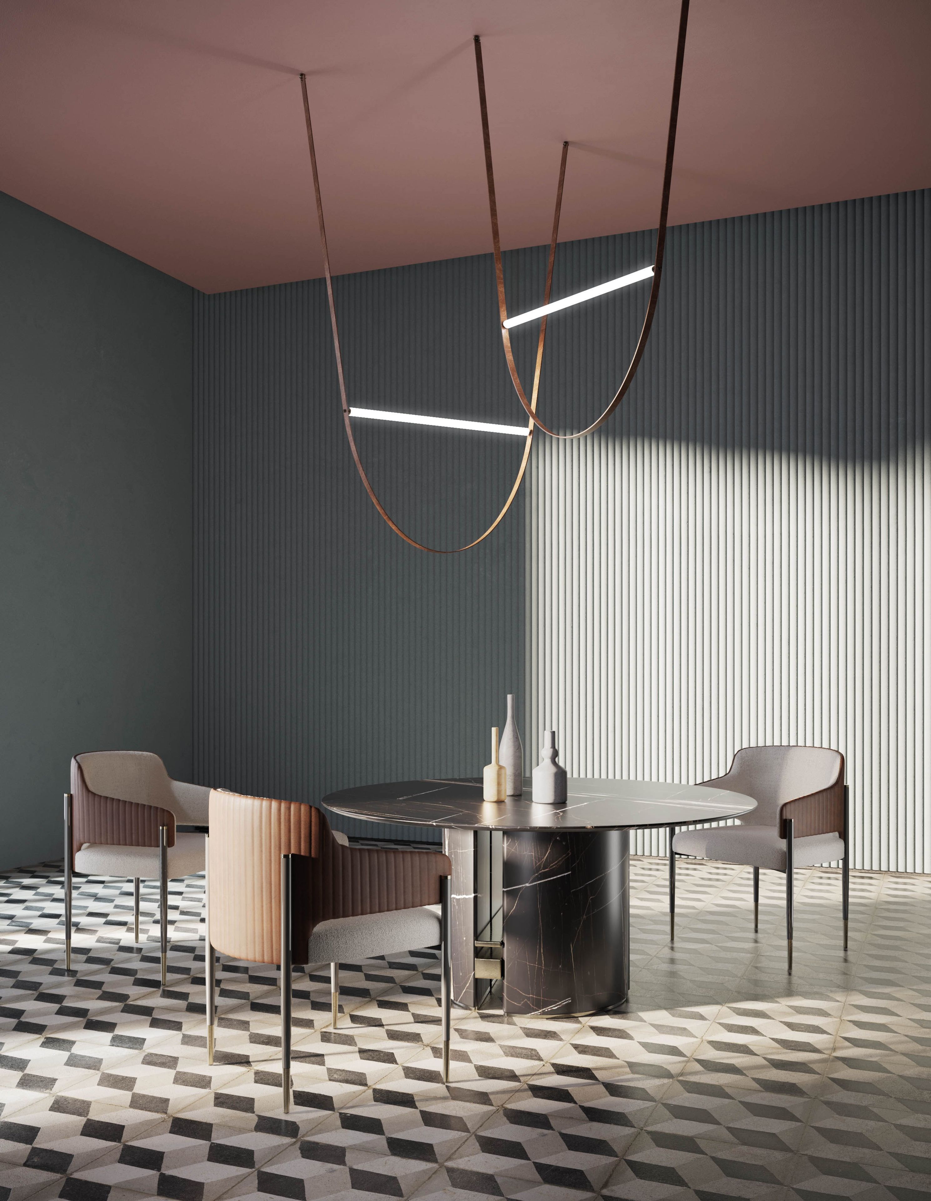 Круглый мраморный обеденный стол Capital Collection Геркулес ARCH-00087588 - Вид №14