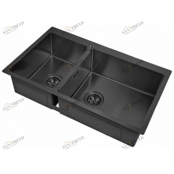Мойка Zorg INOX-PVD 78-2-51R GRAFIT, Zorg pvd 78-2-51R GRAFIT Мойка кухонная прямоугольная Zorg 
