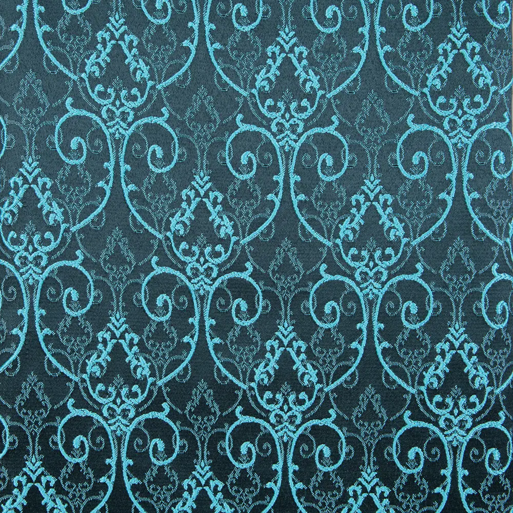 Ткань «Версаль», 150 см, вензель, цвет бирюзовый ТОРГОВЫЙ ДОМ ТЕКСТИЛЬ STLM-2011320 - Вид №2