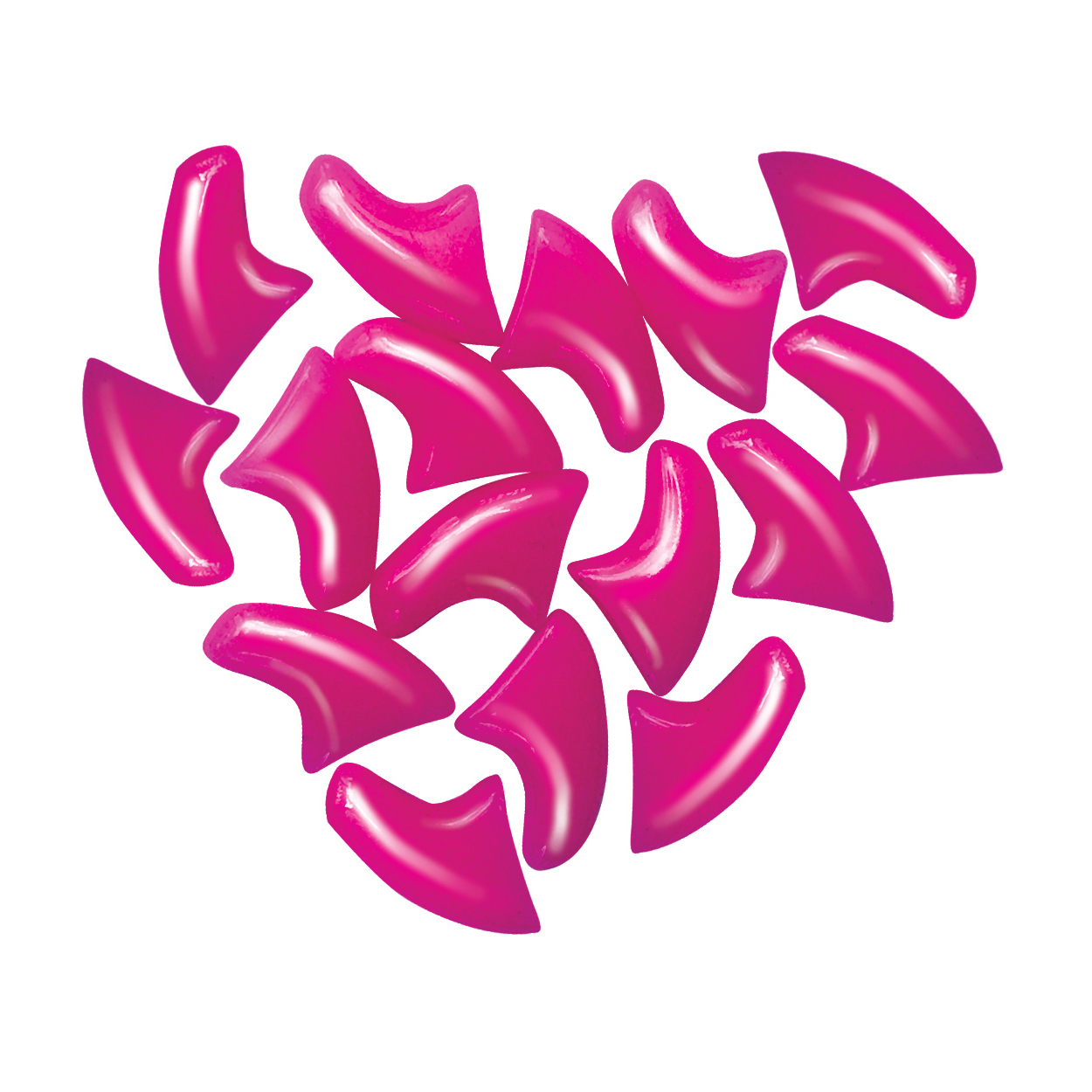 ПР0043876 Мягкие коготки розовые 40шт Cliny  - Вид №1