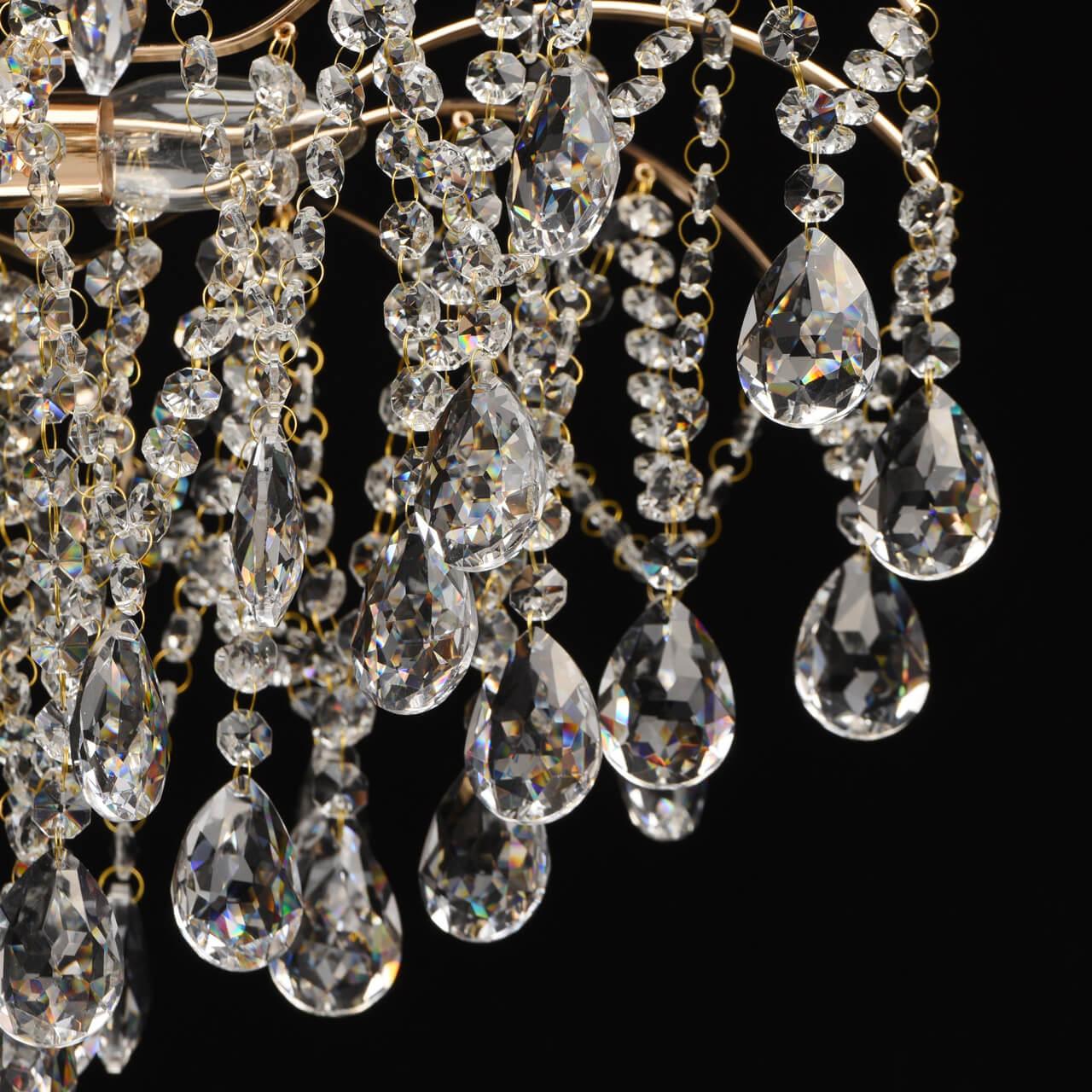 Потолочная люстра MW-Light Бриз 464018709 MW-LIGHT ДИЗАЙНЕРСКИЕ, БРИЗ 220043 Золотой  - Вид №2