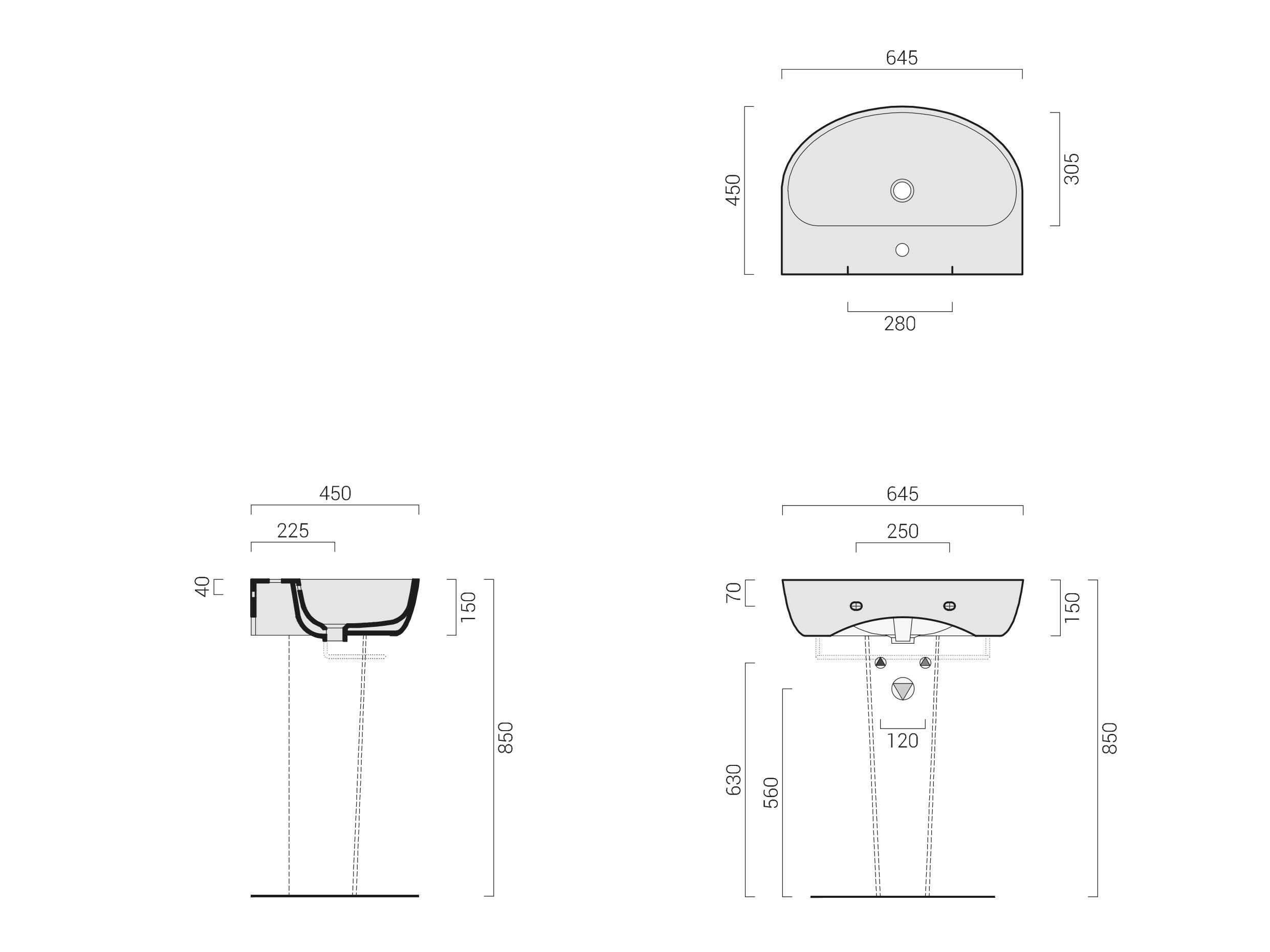 Умывальник Domus Falerii Rascalzone ARCH-00057574 - Вид №4