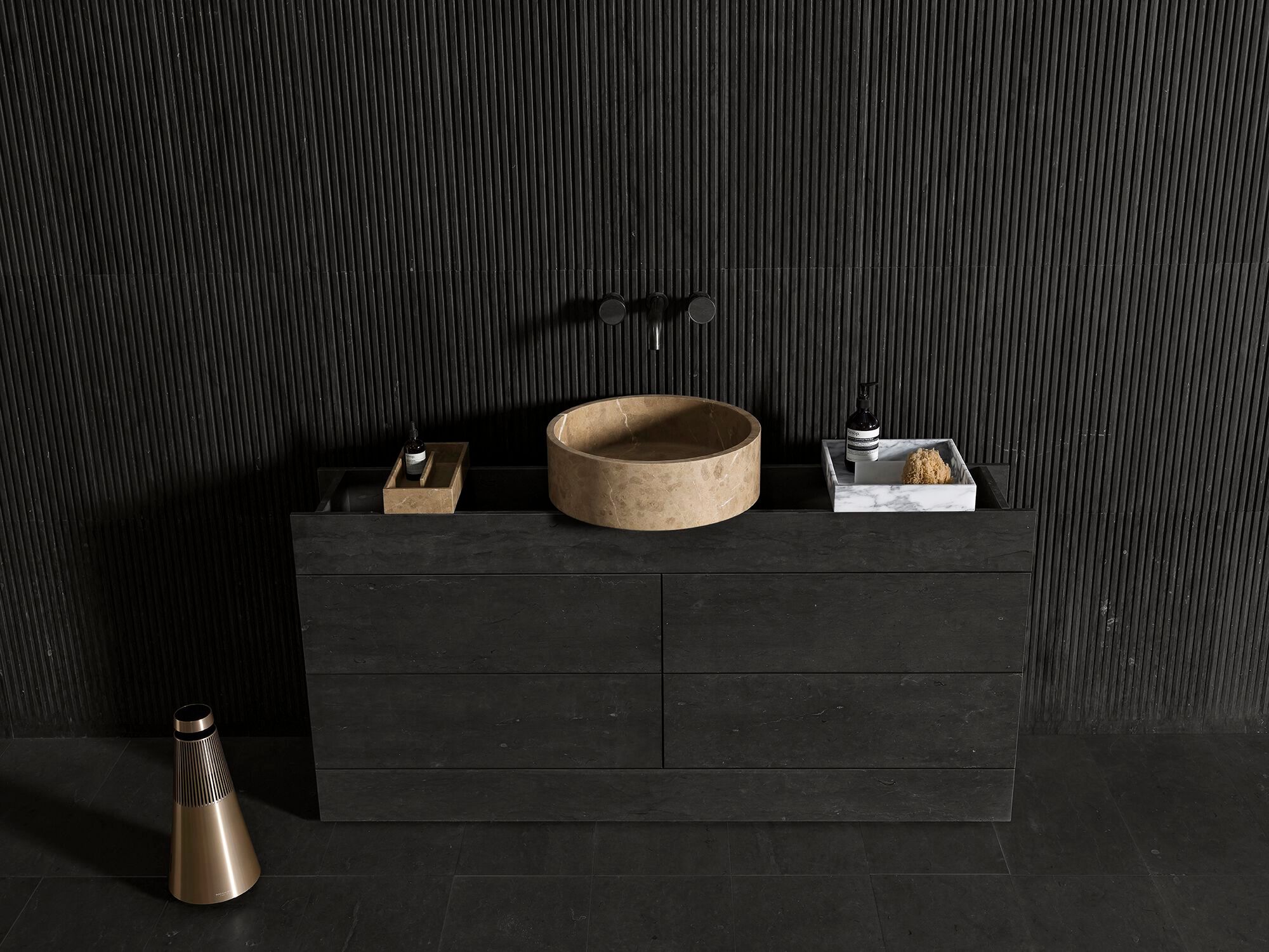 Мраморный напольный умывальник с ящиками LUCE DI CARRARA Passage ARCH-00120342 - Вид №4