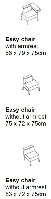 BENE Кресло с обивкой по контракту sun-id-1371145 - Вид №2