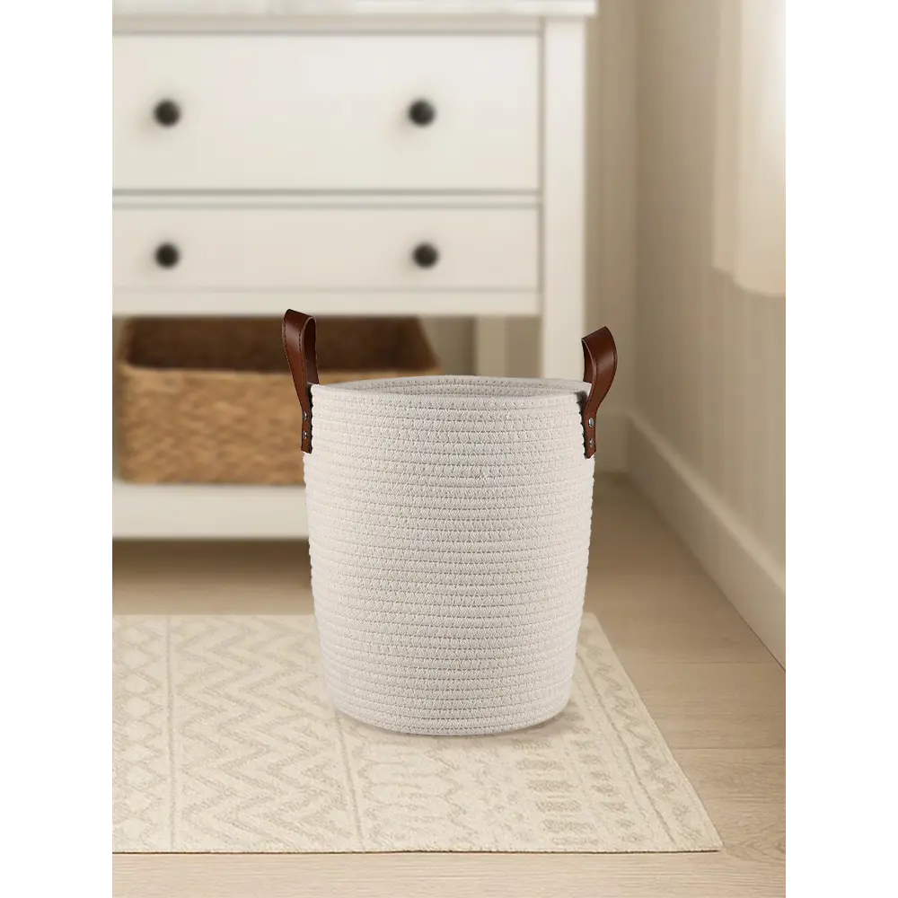 Корзина для хранения Zenfort Алматы 16л текстиль белый Симпл STLM-2196931 - Вид №2