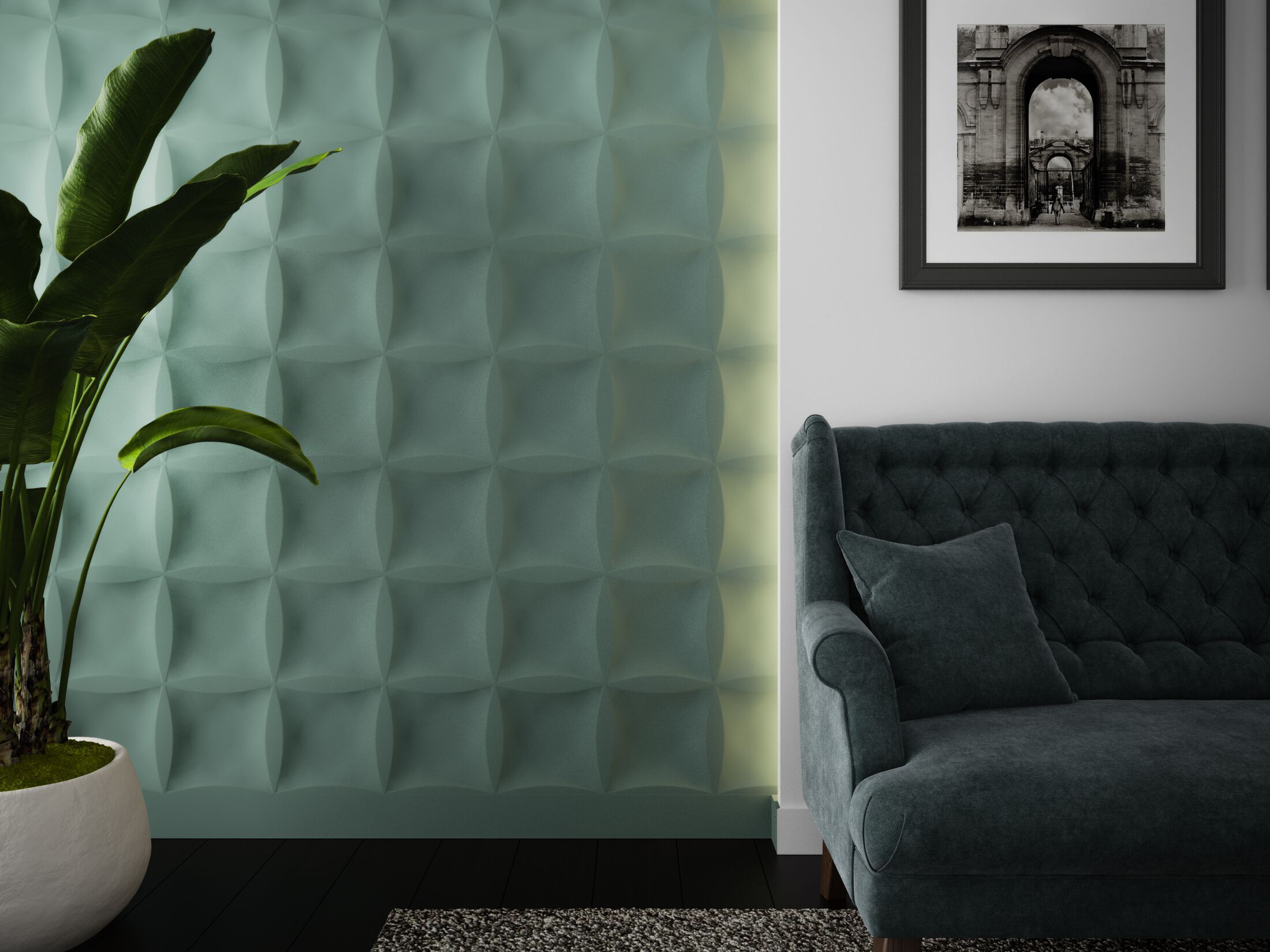 Трехмерное гипсовое покрытие WallDeco M-Modern ARCH-00107573