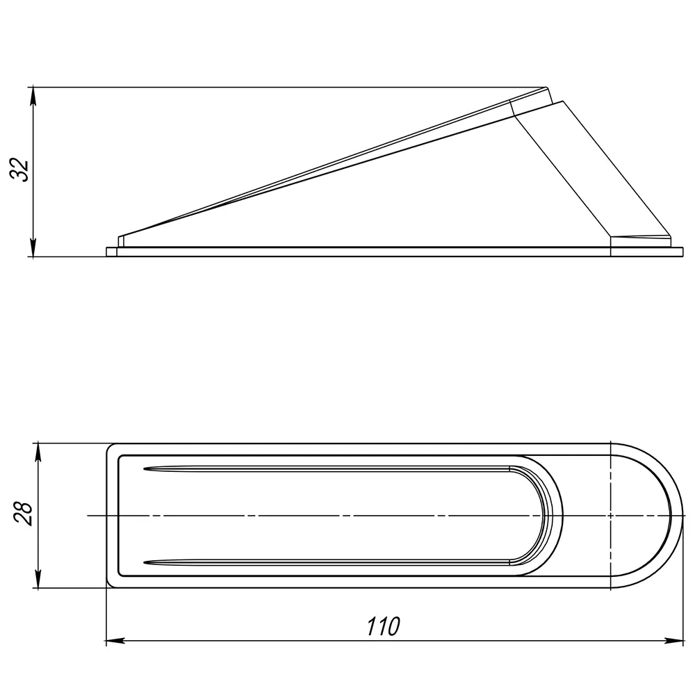 Дверной стопор Ajax DSF-110 - прозрачный фиксатор для защиты стен 89408327 STLM-1564975 - Вид №2