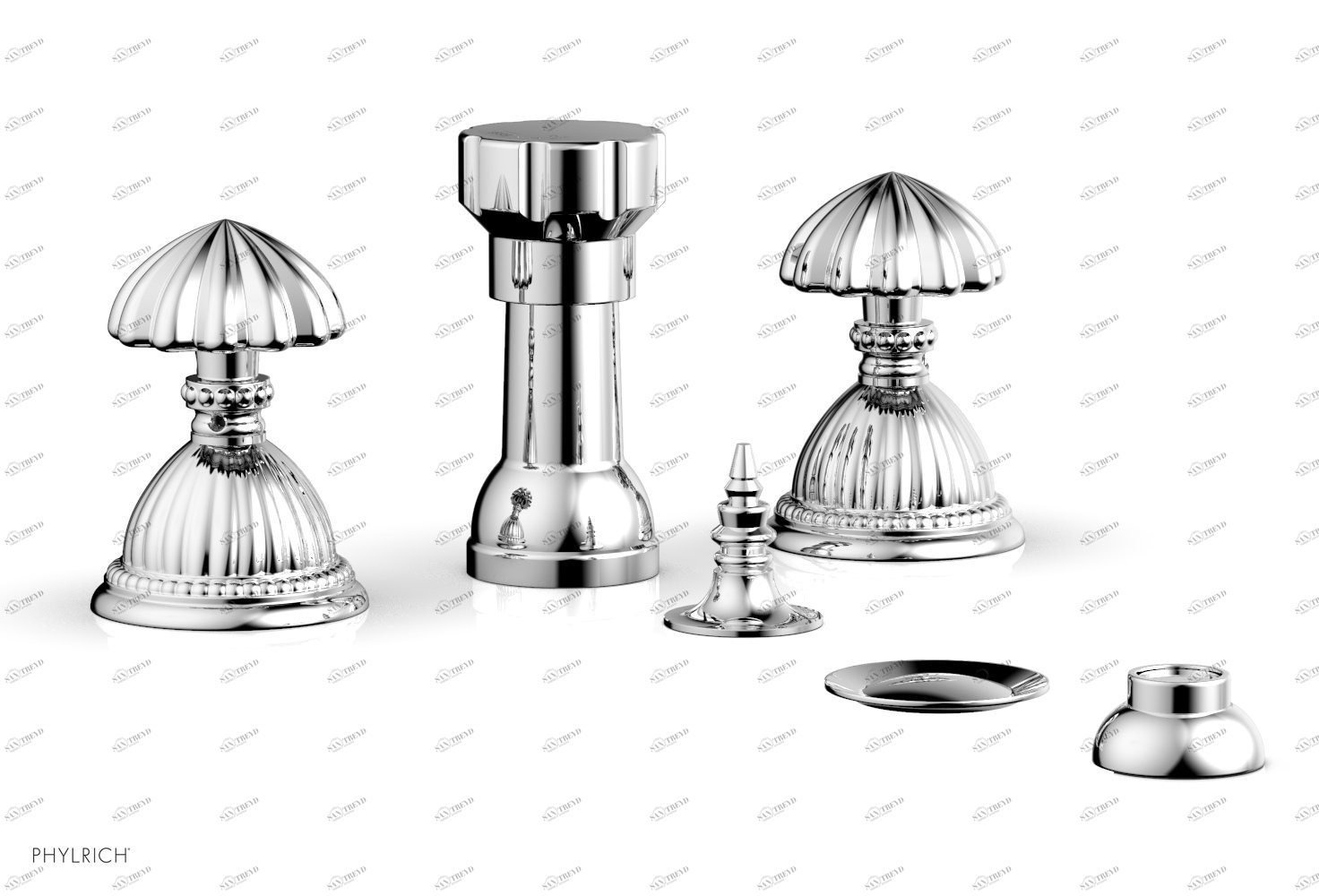 Смеситель для биде GEORGIAN & BARCELONA Phylrich  K4361-026 Хромированный 