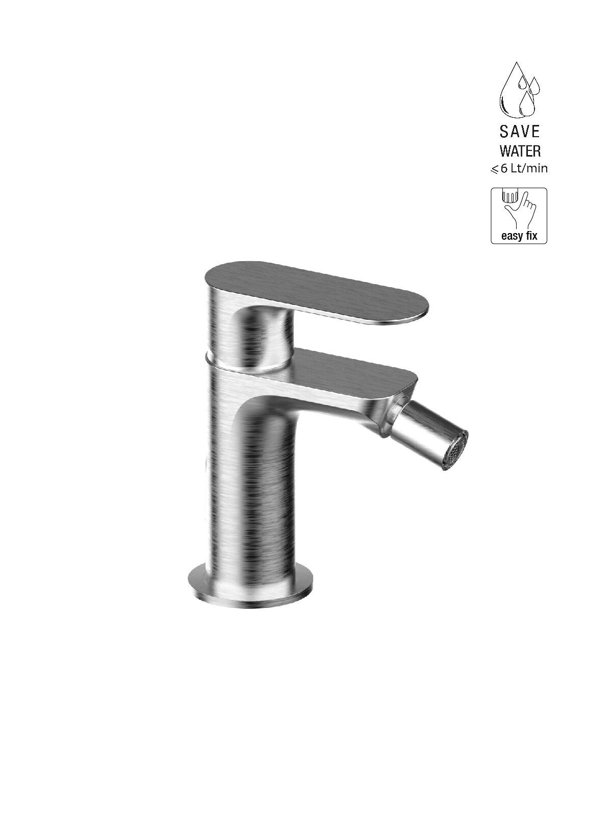 Смеситель для биде без слива с ограничителем расхода Rubinetterie Frattini Lea ARCH-00143176 - Вид №4