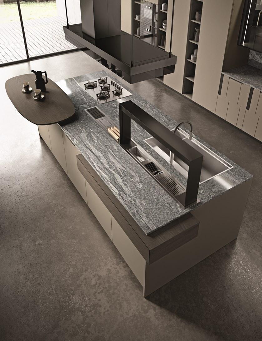 Aster Cucine Деревянная кухня с островом Brera academy sun-id-1409229 - Вид №12