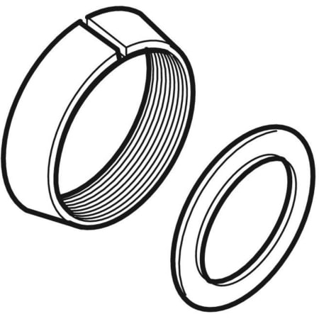 241.491.00.1 Комплект стяжного кольца с уплотнительным кольцом, для опрессовочной заглушки Geberit Mepla Geberit  - Вид №1