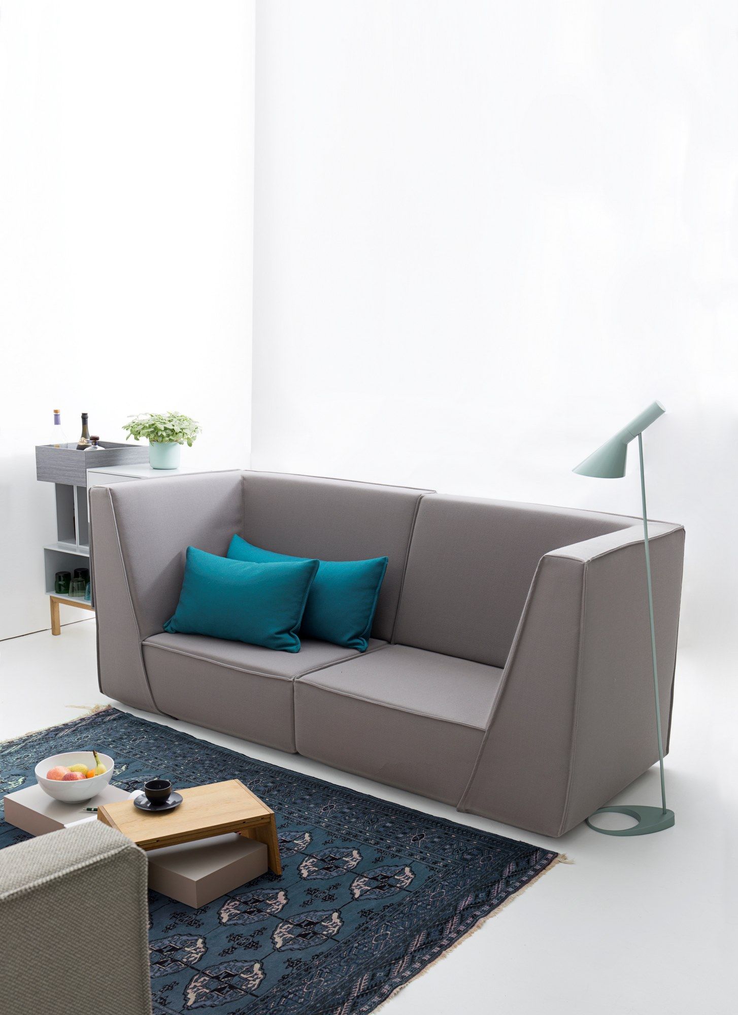 2-местный модульный тканевый диван Cubit by Mymito ARCH-00132467 - Вид №24