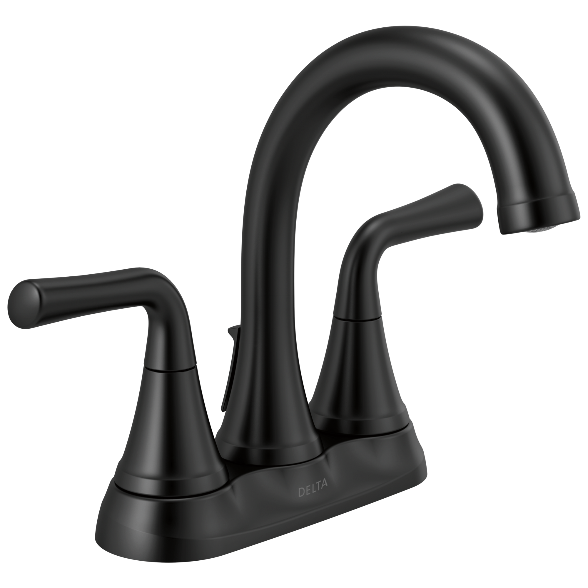 2533LF-BLTP Смеситель для ванной комнаты с двумя ручками Tract-Pack Centerset Delta Faucet Kayra Матовый черный