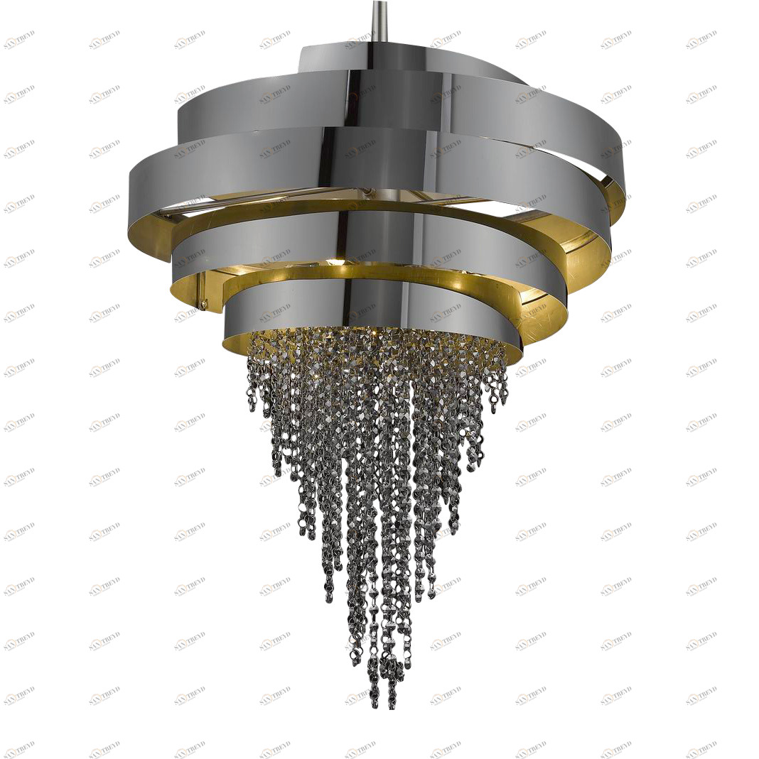 Подвесной светильник 68044 black chrome от Delight Collection DELIGHT COLLECTION ДИЗАЙНЕРСКИЕ 243779 Хром 