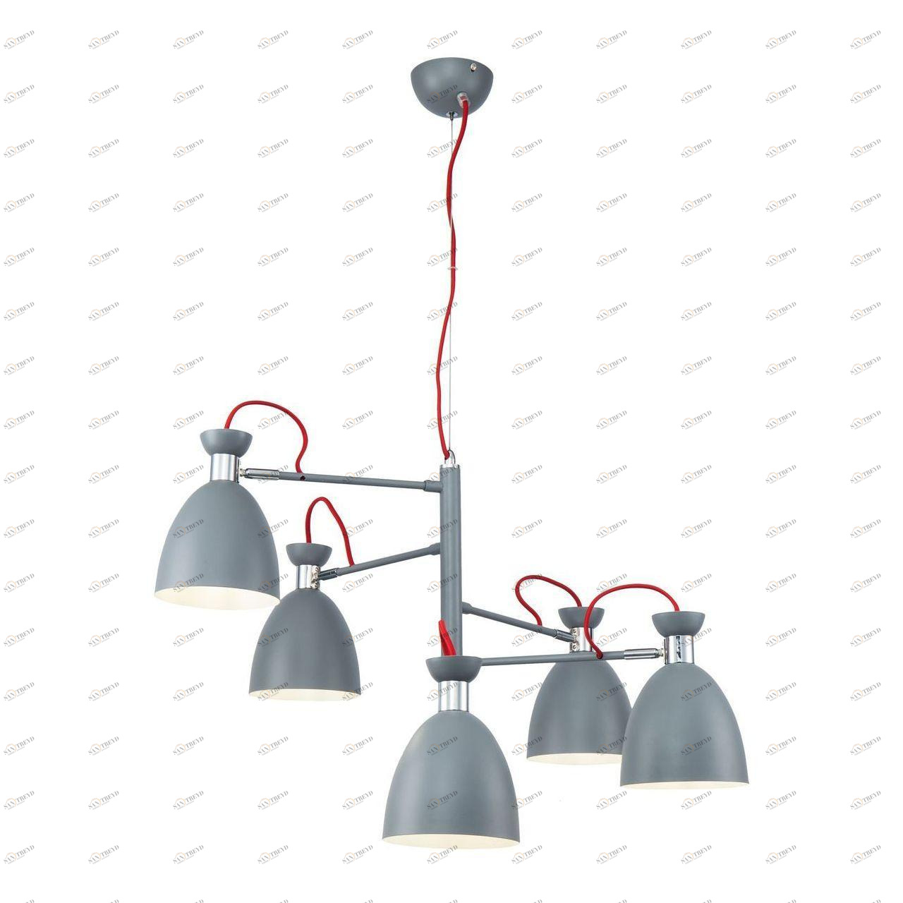 Подвесная люстра Freya Arnod FR5005PL-05GR FREYA ARNOD 220529 Серый 