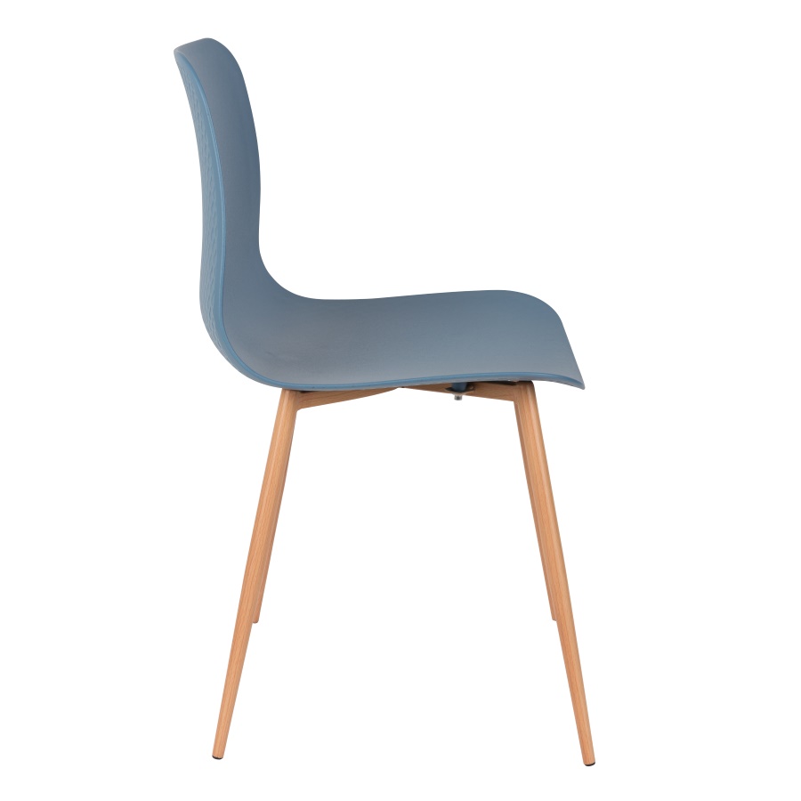 Стул Leon голубой White Label Living 1100306 - Вид №4