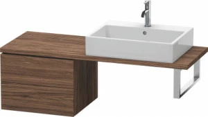 LC582702121 Шкафчик для компактной консоли L-Cube #LC5827 520 x 477 мм Орех темный декор