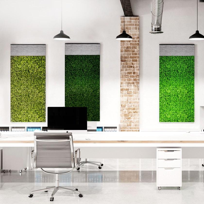 GREEN MOOD Акустическая стеновая панель из мха Design sun-id-1494656 - Вид №3