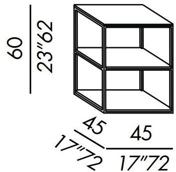 Meridiani Квадратный металлический журнальный столик Hardy sun-id-1406330 - Вид №7
