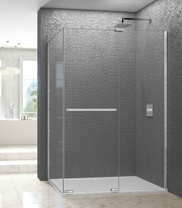 Дверь душевая для установки с боковой панелью ARXFSL180E L or R Merlyn Arysto Хромированный