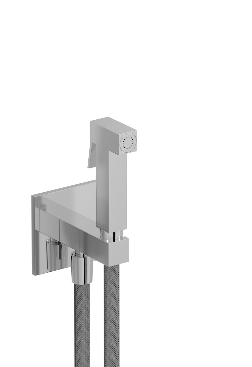 гигиеническая гидрощетка для унитаза WE ARE IB sh067cc_4 Brushed Nickel RICAMBI