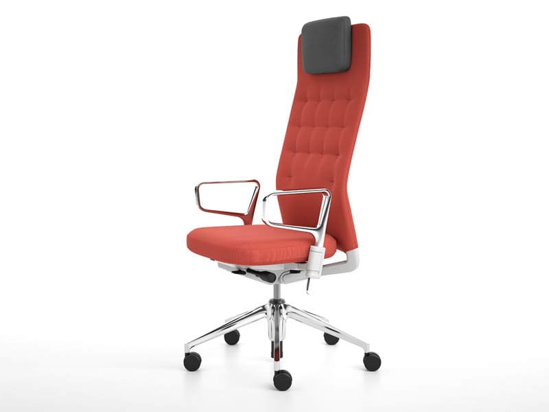 Офисное кресло с высокой спинкой из мягкой ткани VITRA ID Chair Concept ARCH-00082928