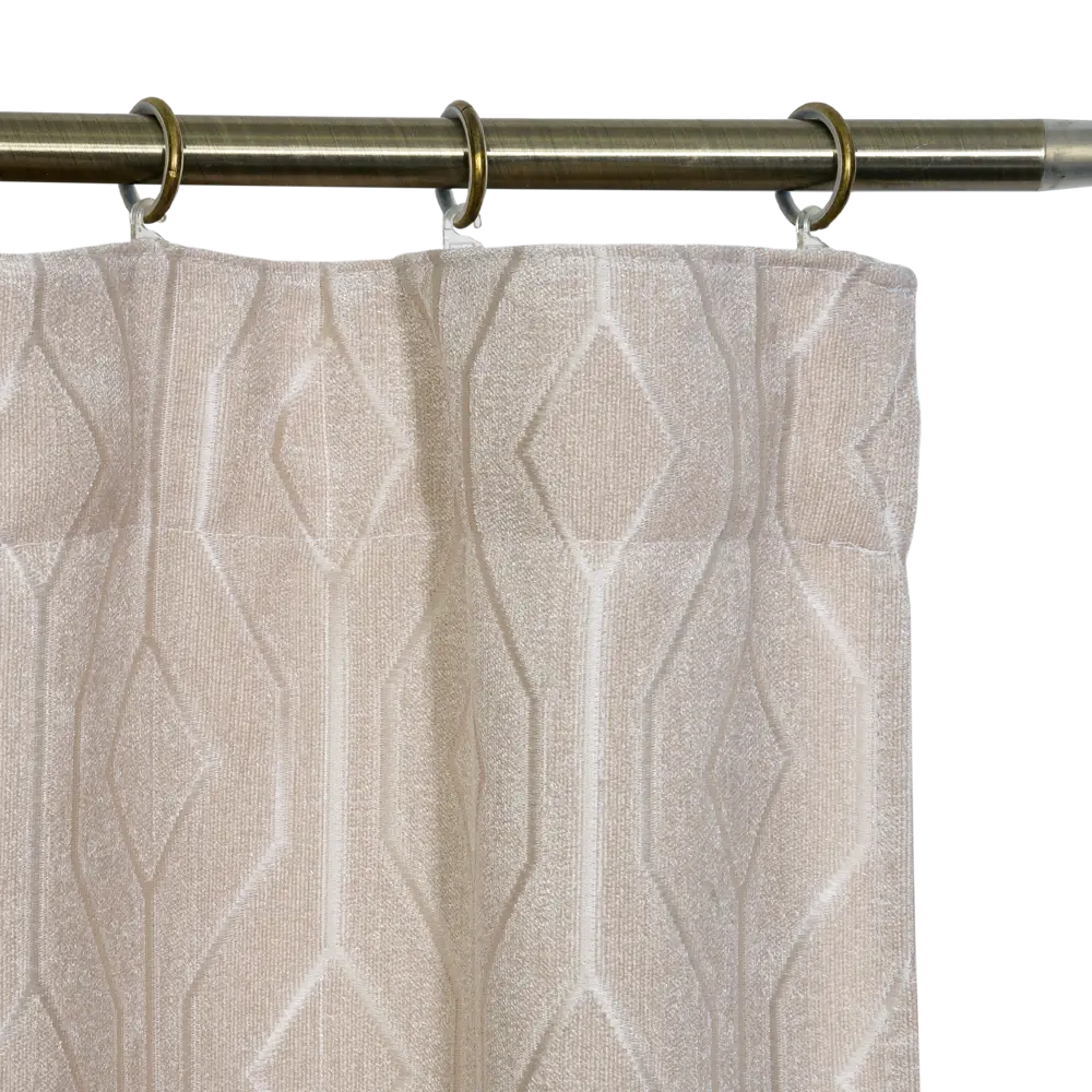 Штора на ленте «Mathilde Trench», 135х280 см, геометрия, цвет бежевый 82114215 STLM-2072761 INSPIRE  - Вид №3