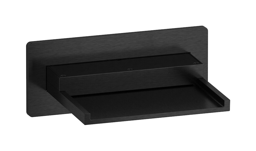 Настенный каскад с водопадом WE ARE IB ru318cs Brushed Black Chrome Rubacuori 