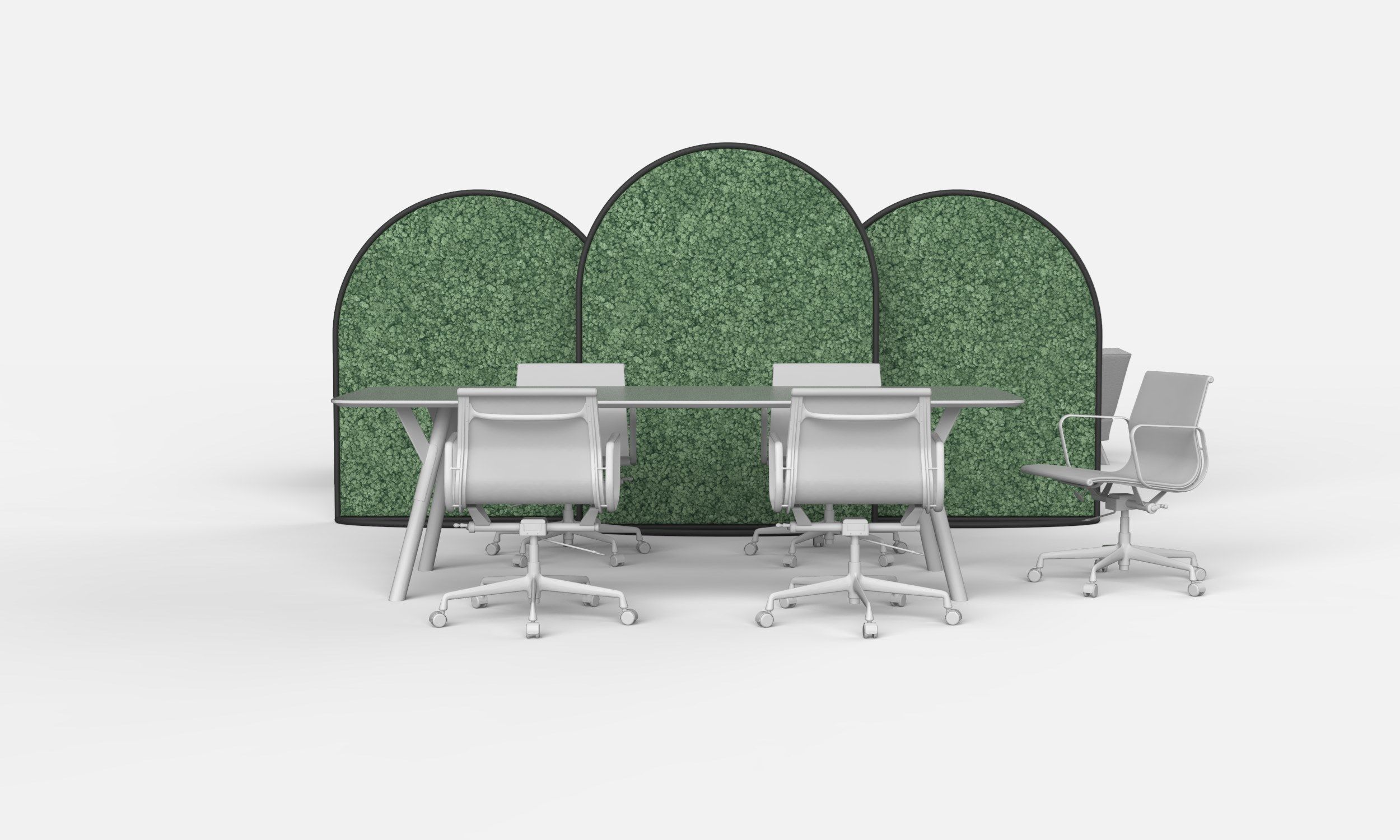 Звукопоглощающая офисная перегородка GREENMOOD G-Line ARCH-00090467 - Вид №21