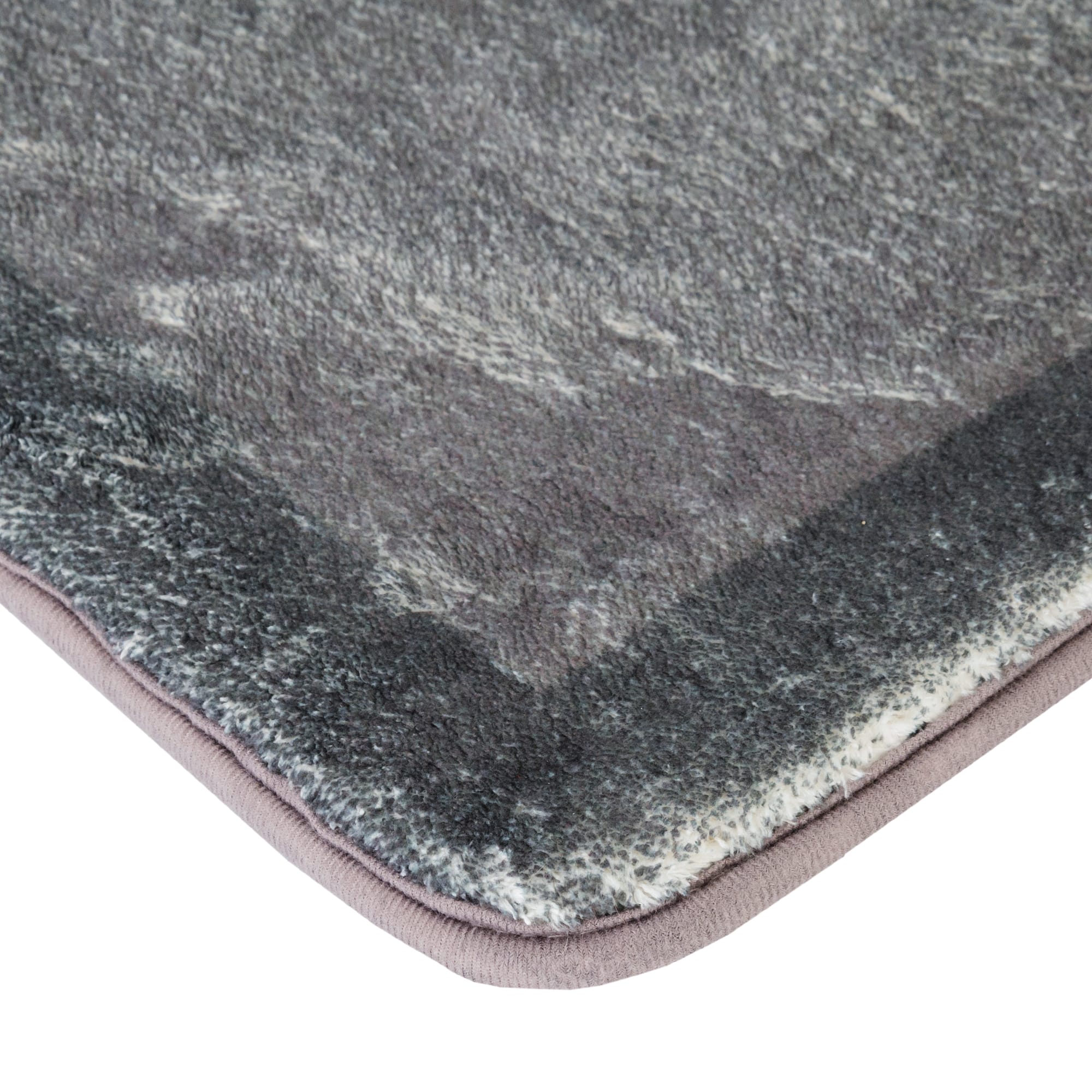 89715393 Коврик для ванной комнаты 50х80 см цвет серый КАШЕМИР №7 Santreyd  - Вид №1