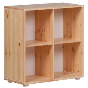 Стеллаж Flexa Classic storage с 4 полками, лакированный/розовый