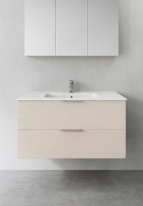 1390219 Шкаф Для Умывальника Форма Ясень Узор 1000 Hafa Ясень