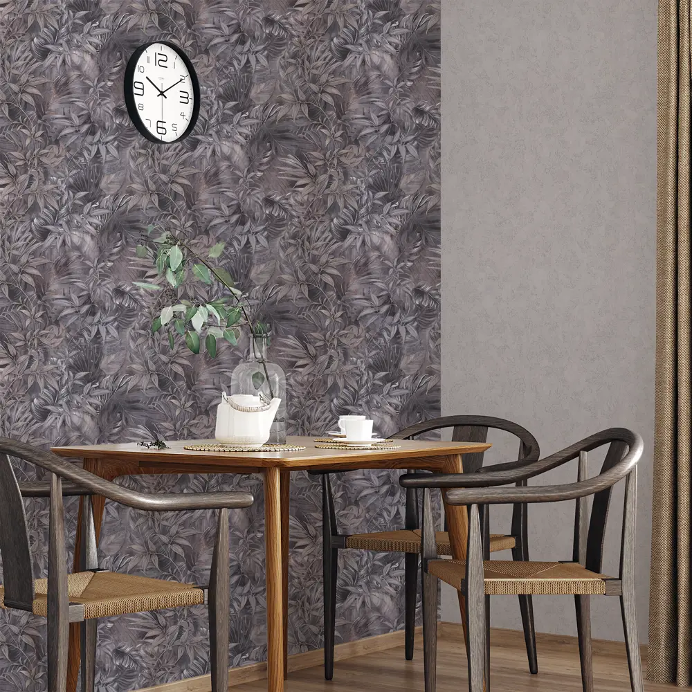 Обои флизелиновые Palitra Home Bionica серо-золотые 1.06 м 71843-44 STLM-2076023 - Вид №3