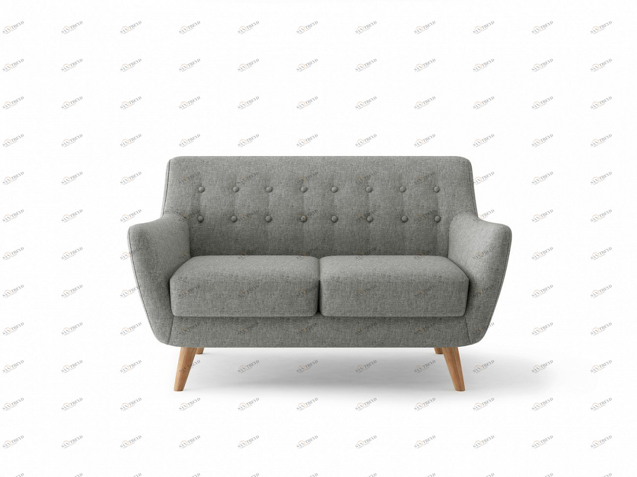 Диван двухместный серый Picasso BRADEX HOME  00-3973995 Серый 