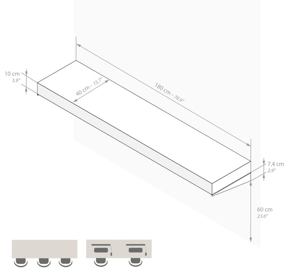 Подвесной стол в облагороженном Mobili Fiver Evolution ARCH-00060966 - Вид №13