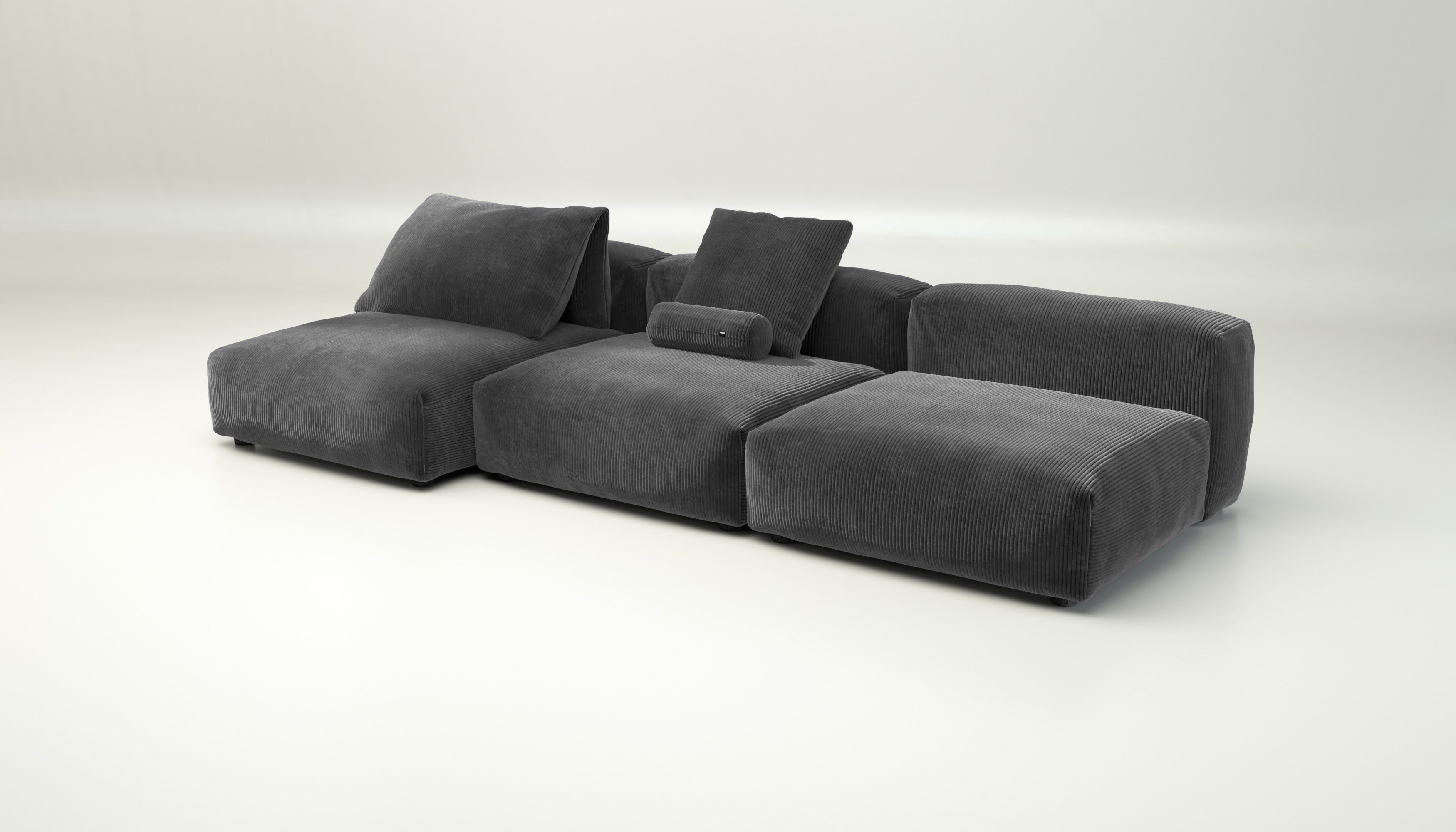 Модульный диван с полуостровом vetsak Cord Velour ARCH-00039016 - Вид №5