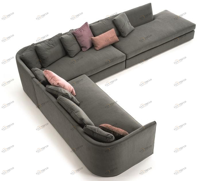 Frigerio Salotti Модульный тканевый диван Duncan sun-id-1509762