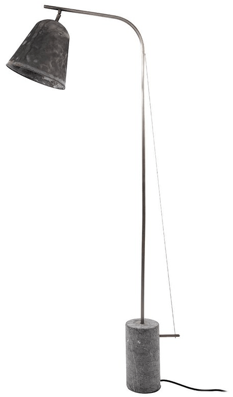 NORR11 Торшер из алюминия с мраморным основанием Line sun-id-1495626 - Вид №1