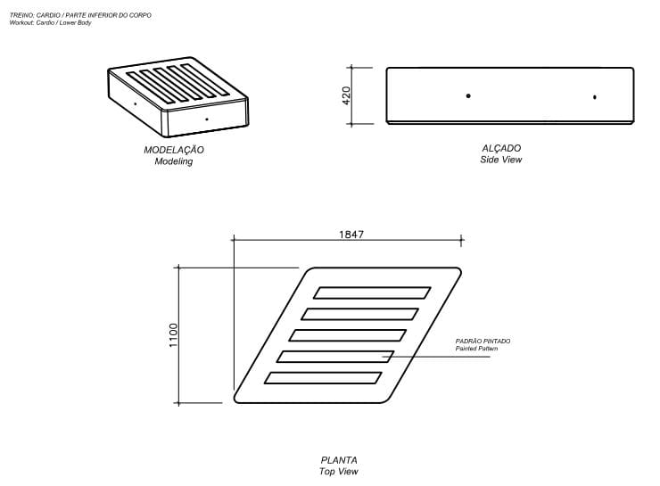 Бетонные спортивные полы amop EXERCISE ARCH-00131306 - Вид №4