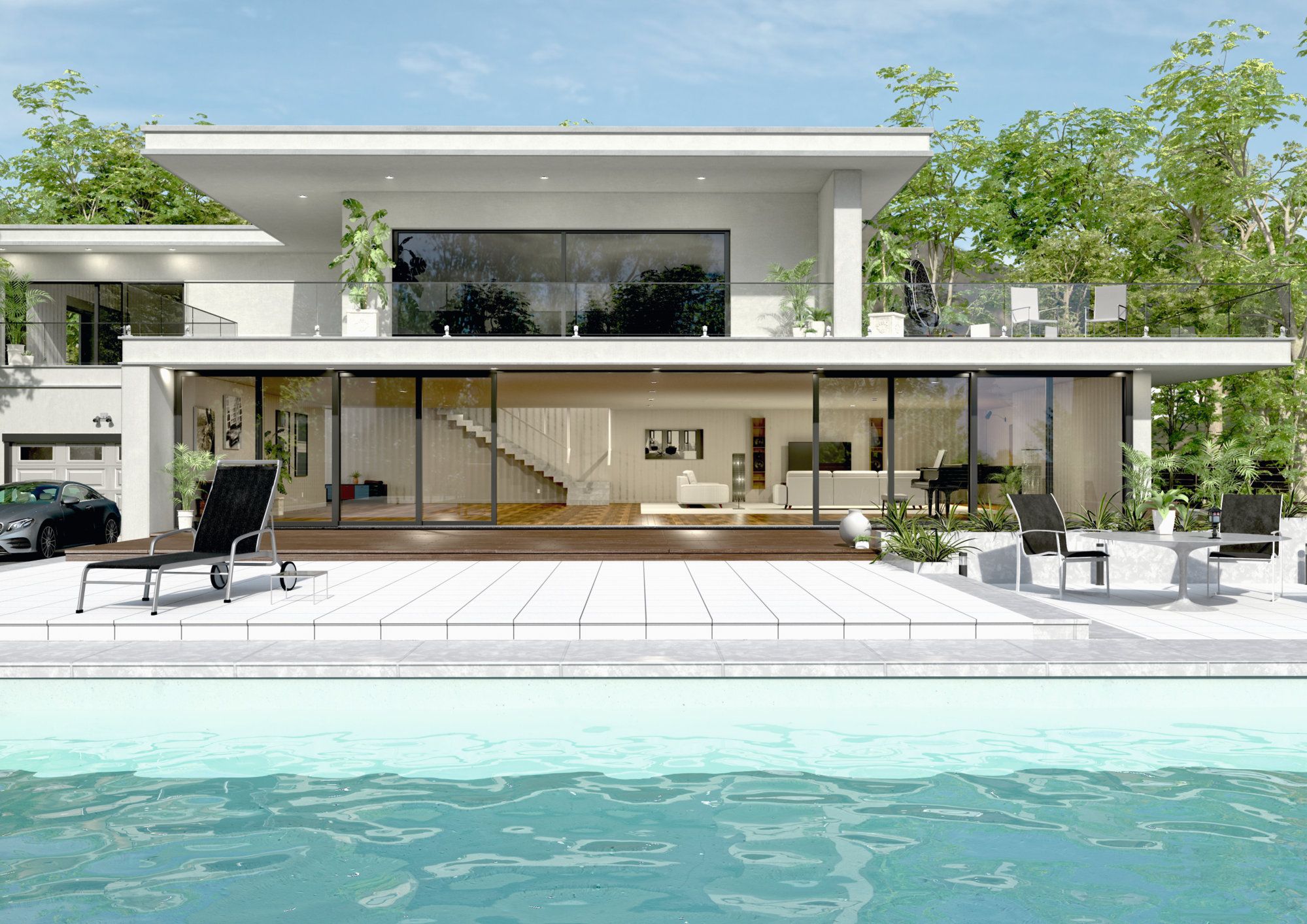 Aluminium patio door Schüco Schüco ASE 80.HI ARCH-00081002 - Вид №2