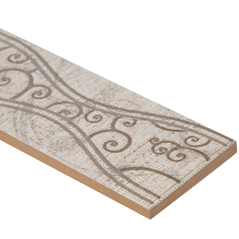 Бордюр «Линеа Шираз» 27.8х6.2 см цвет бежевый Azori STLM-2044874 - Вид №1