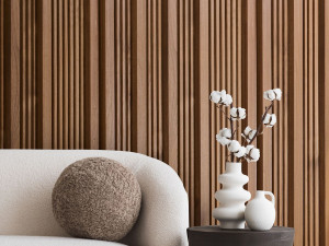 Трехмерная деревянная облицовка