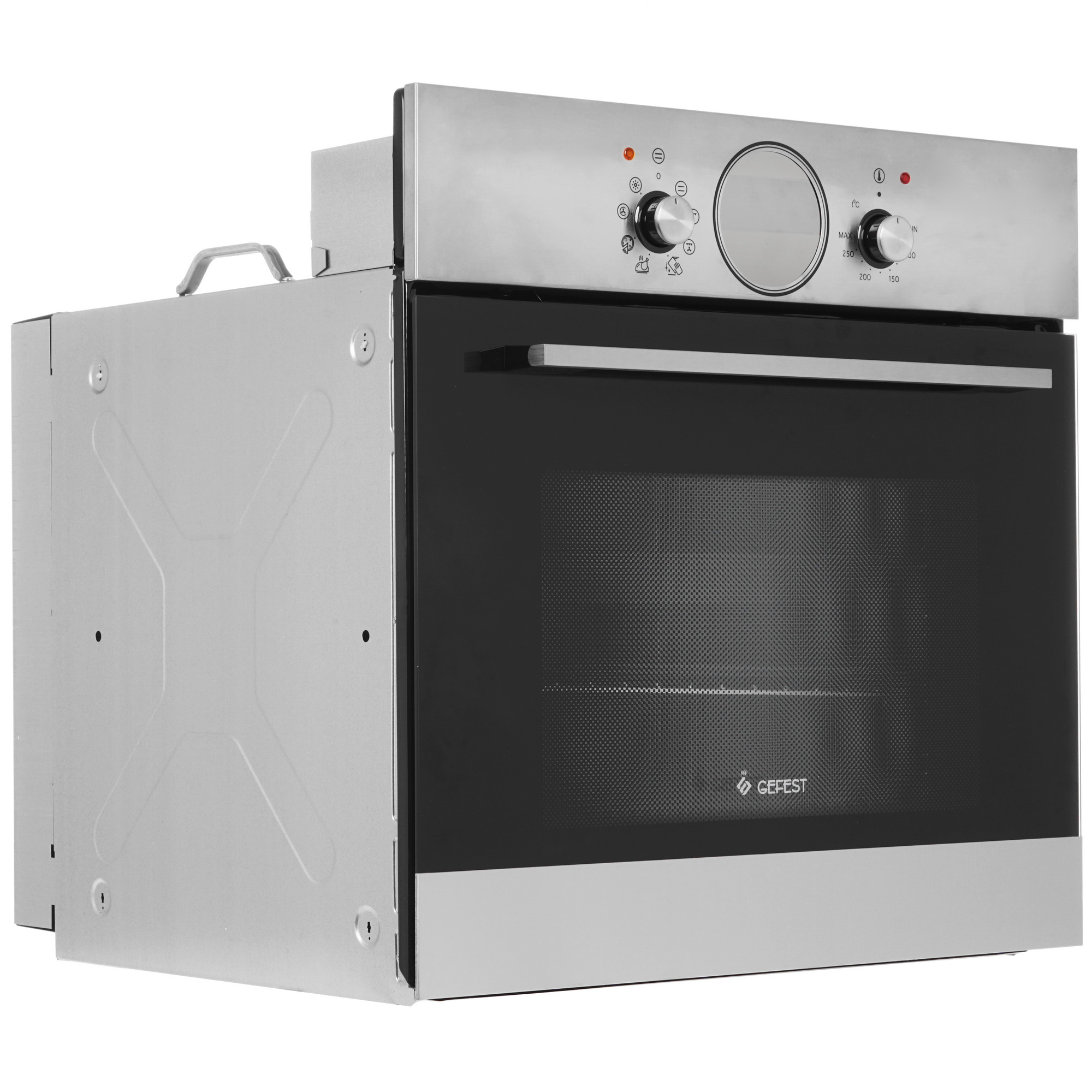 1115641 Электрический духовой шкаф Gefest ЭДВ ДА 602-02 РН7 серебристый STDN-0043826 - Вид №1