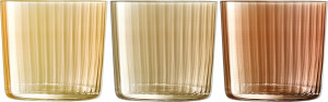 10656279 LSA International Набор стаканов LSA International, "Gems", 310мл, янтарь, 4шт. Стекло