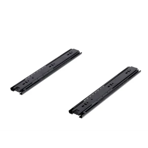 Комплект шариковых направляющих Samet 300 мм без доводчика сталь цвет черный