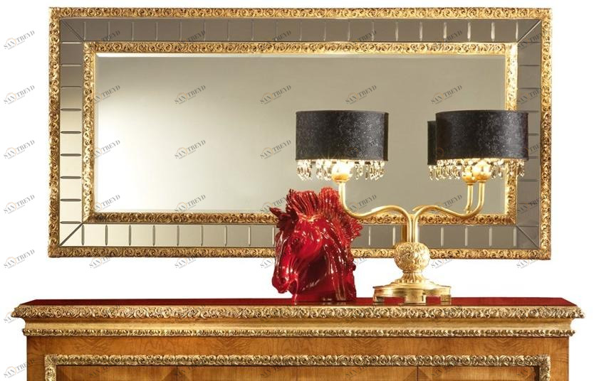 A.R. Arredamenti Прямоугольное настенное зеркало Royal 723