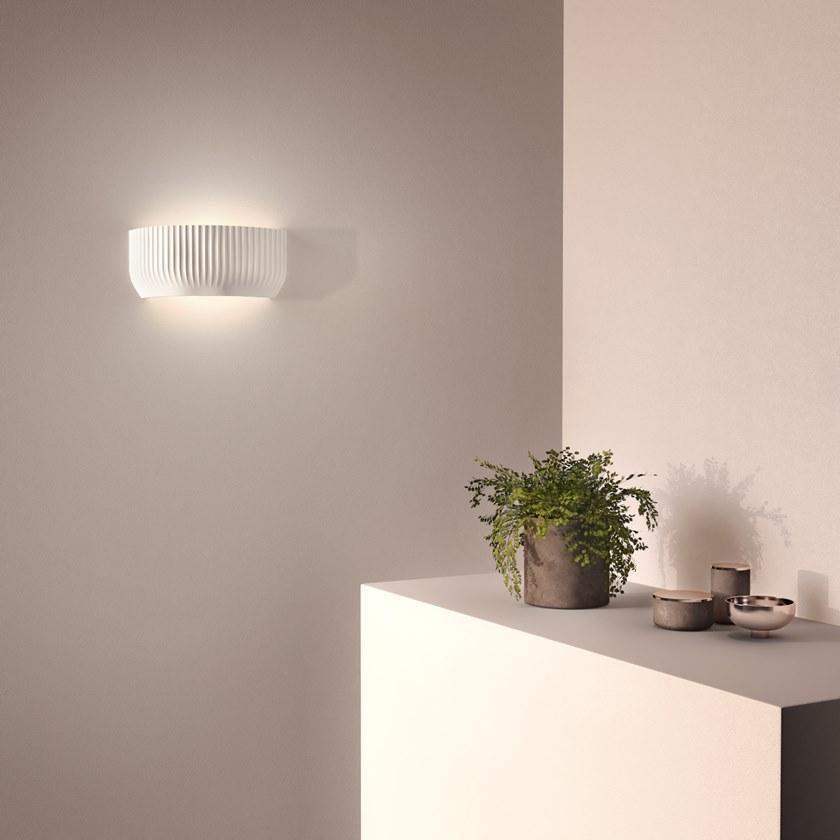 Astro Lighting Светодиодный настенный светильник прямого и отраженного света в современном стиле из гипса  1439001  - Вид №7