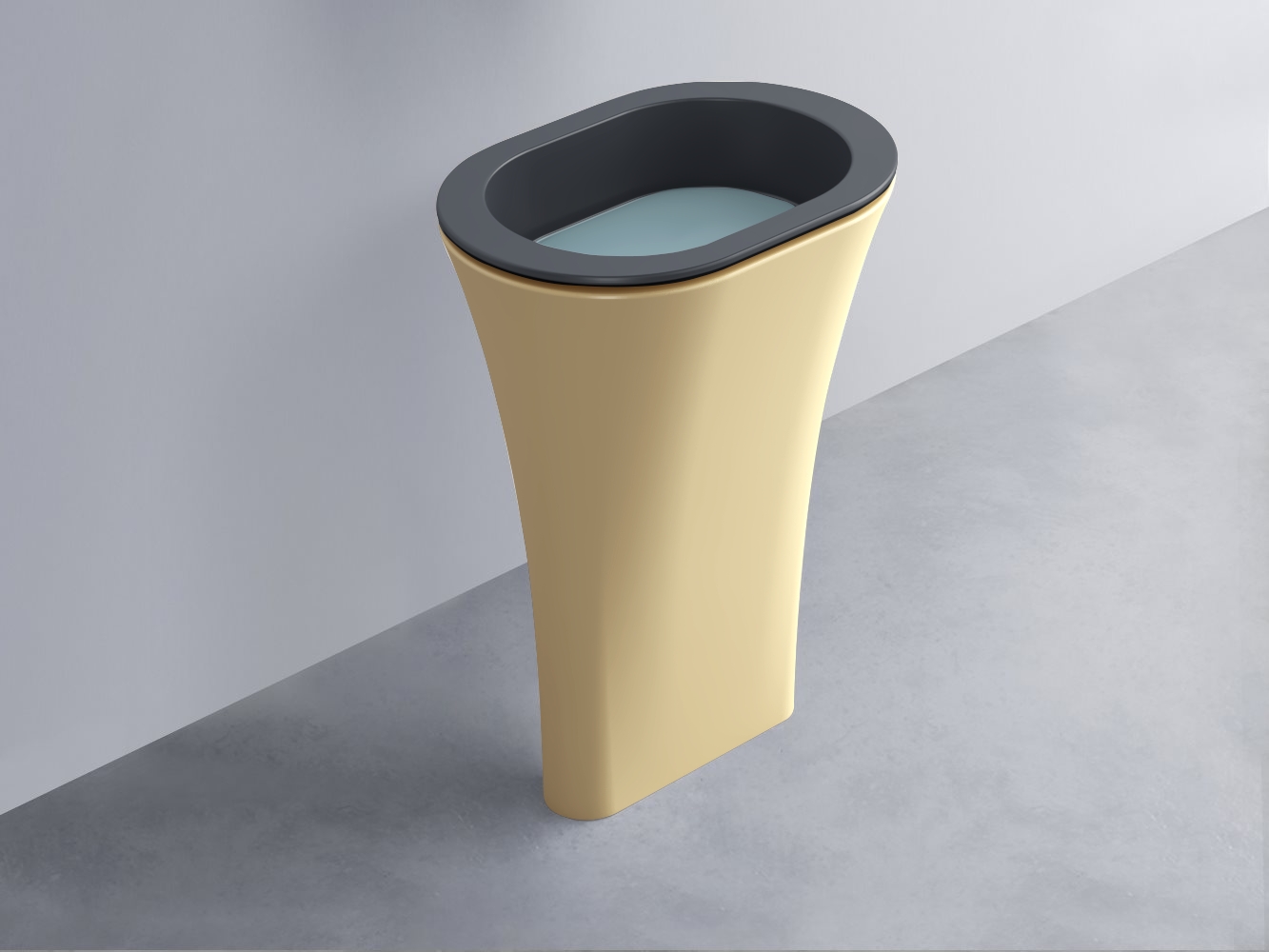 AMLA65-BA+AMPILO-PL+AMCOLO-CN Раковина Amedeo Ovale отдельностоящая cielo Enjoy + Amedeo Ceramica Cielo